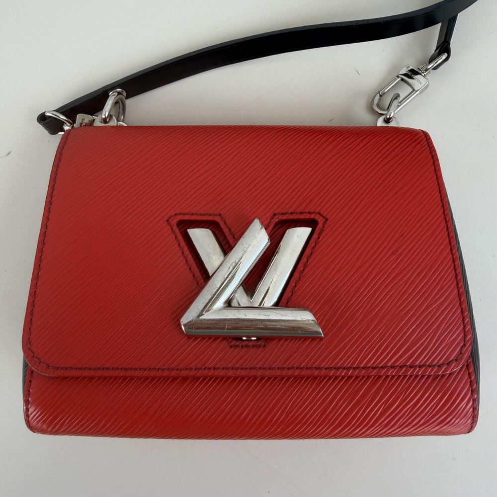 Louis Vuitton Twist MM in vibrant Coquelicot Red Epi leather